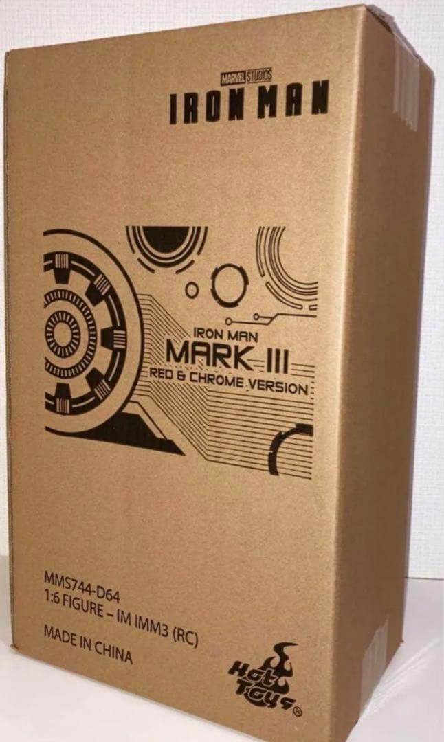 ホットトイズ ダイキャスト アイアンマン・マーク3 レッド&シルバークロムカラー