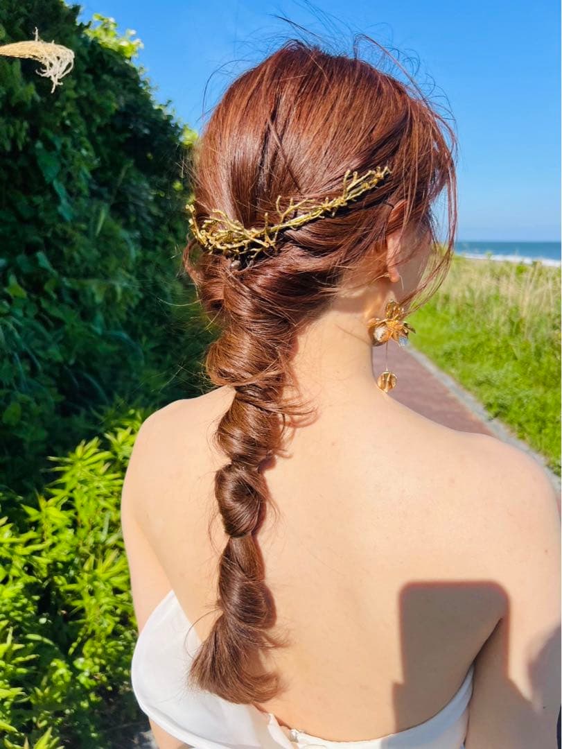 【美品】u.couture　アーバンブランシュ　ウェディング　小枝クラウン