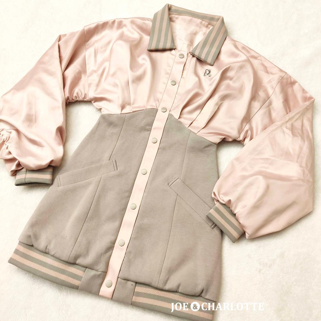 ダーリッチ darich ドルマンスリムスカジャンミニワンピース ピンク F