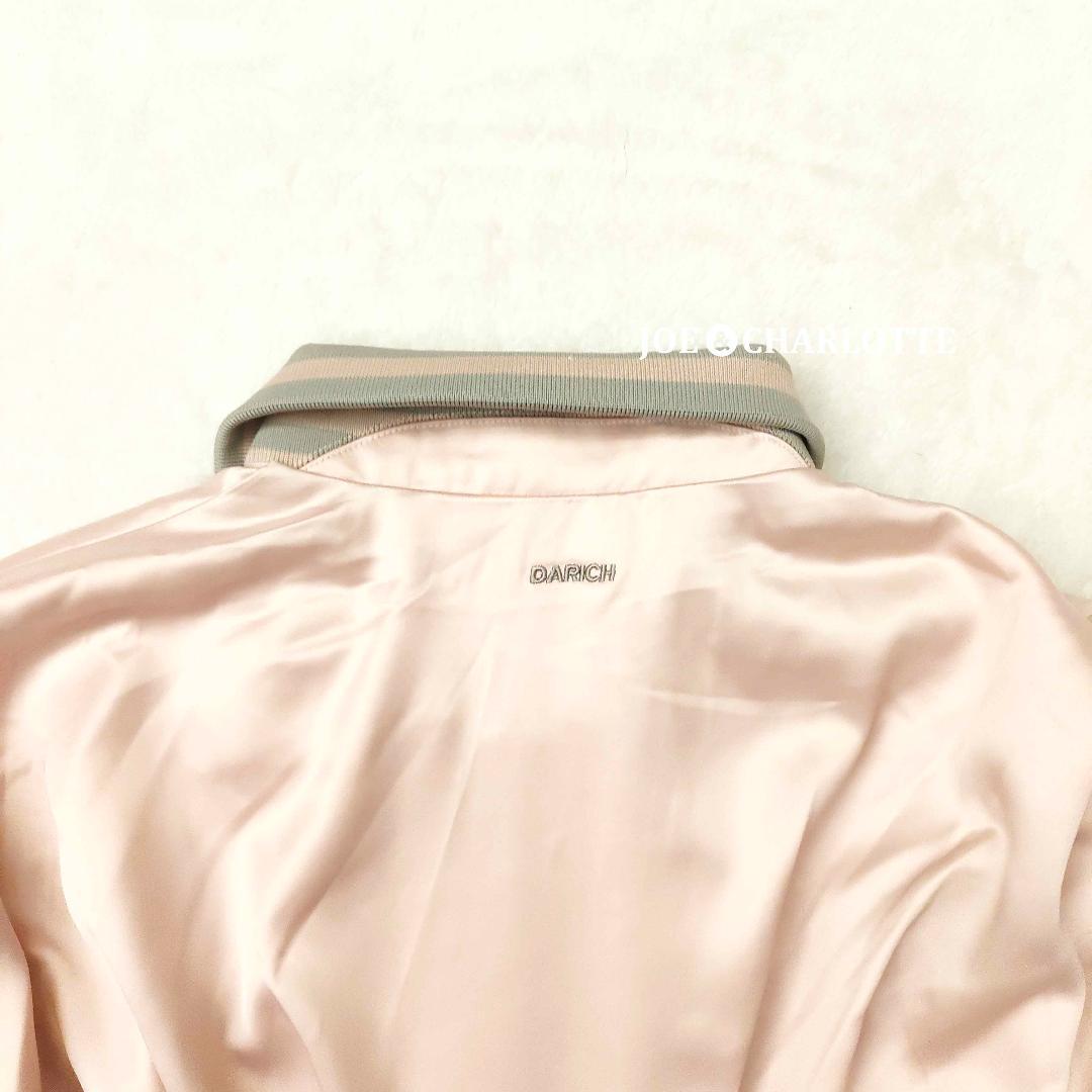 ダーリッチ darich ドルマンスリムスカジャンミニワンピース ピンク F