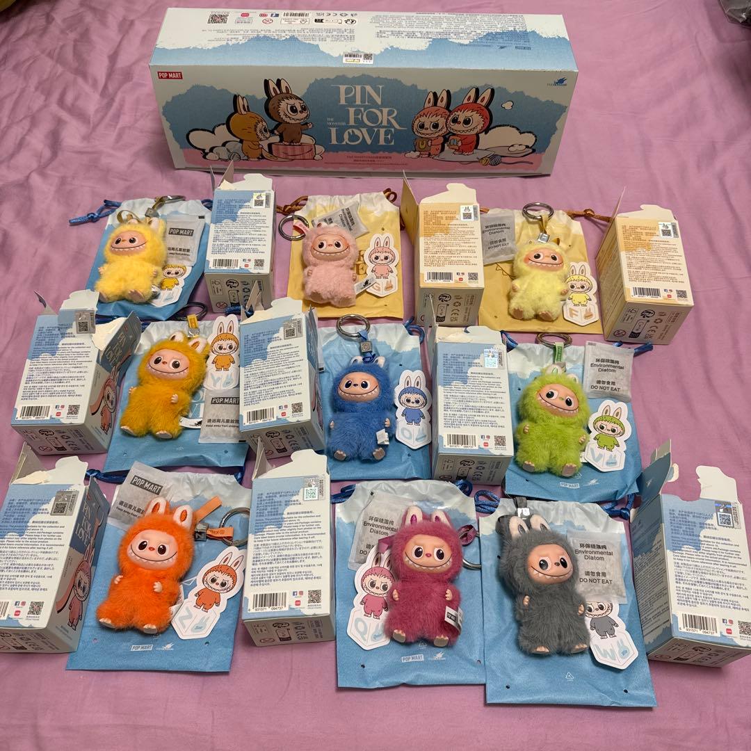 ぽ*ん様 9個セットPIN FOR LOVE イニシャル　ラブブ