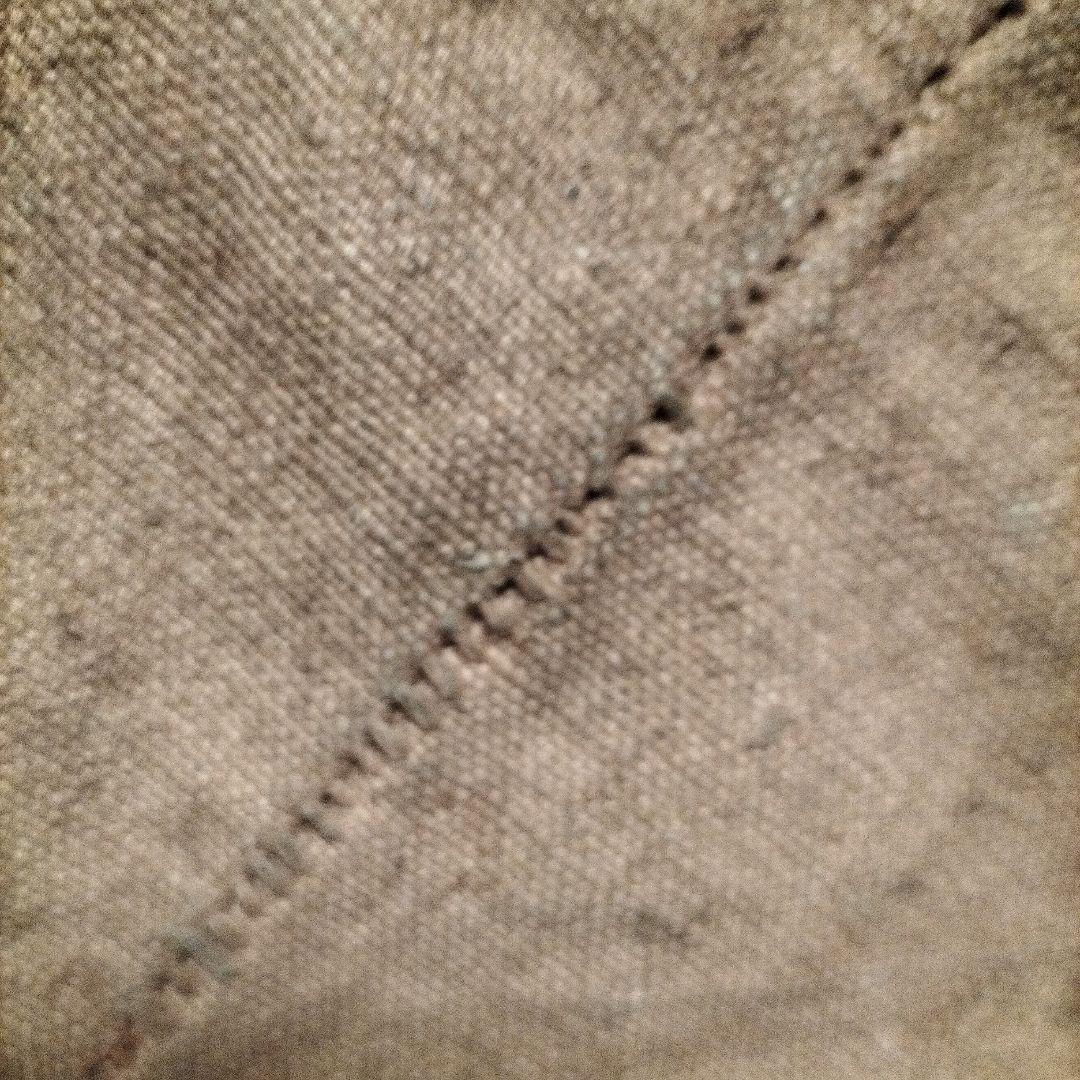 当時物　日本海軍　米袋　佐世保　柿渋染