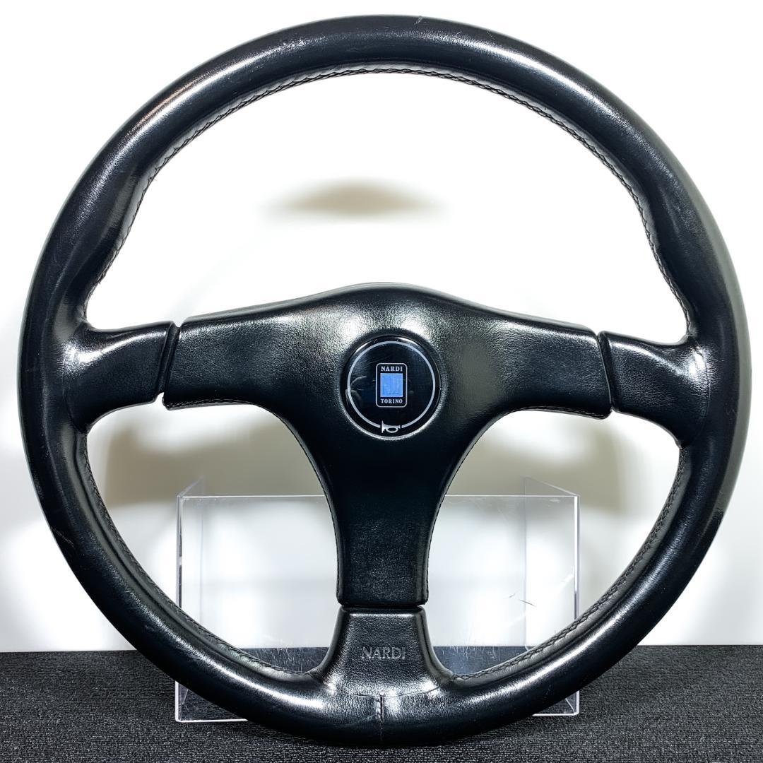 ナルディ ガラ3 タイプ3 ブラックレザー ステアリング 36.5φ 正規 良品