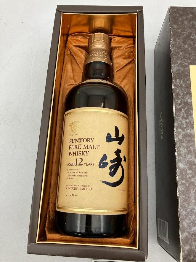 サントリー　ピュアモルト　ウィスキー　山崎12年