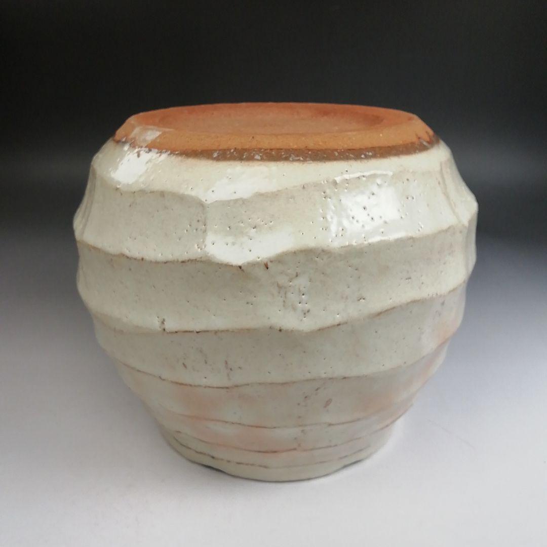 Ｗ２３３　水指　『萩焼』『都野栖雲 作』　共箱　茶道具