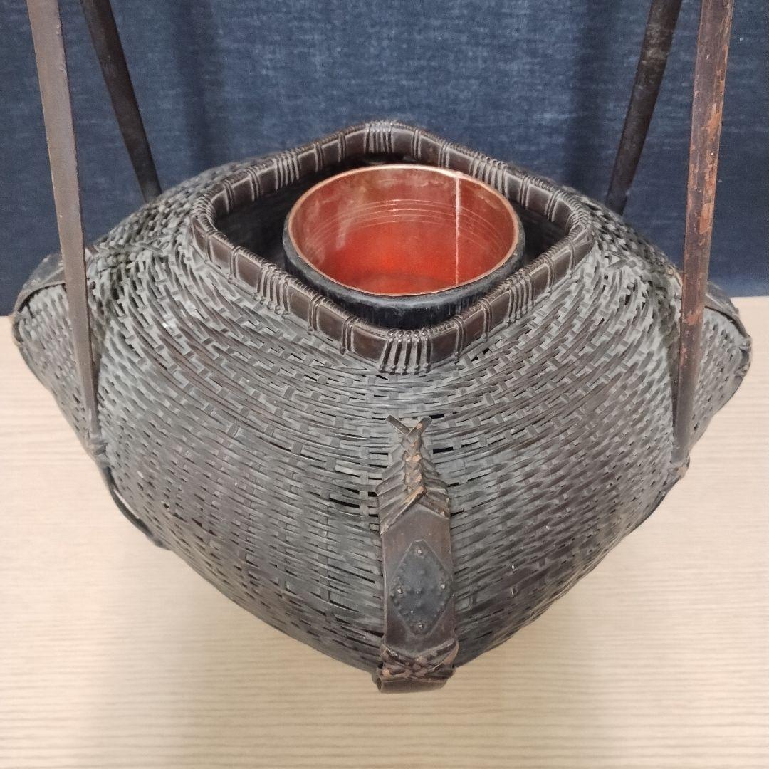 唐物 竹製 花入れ