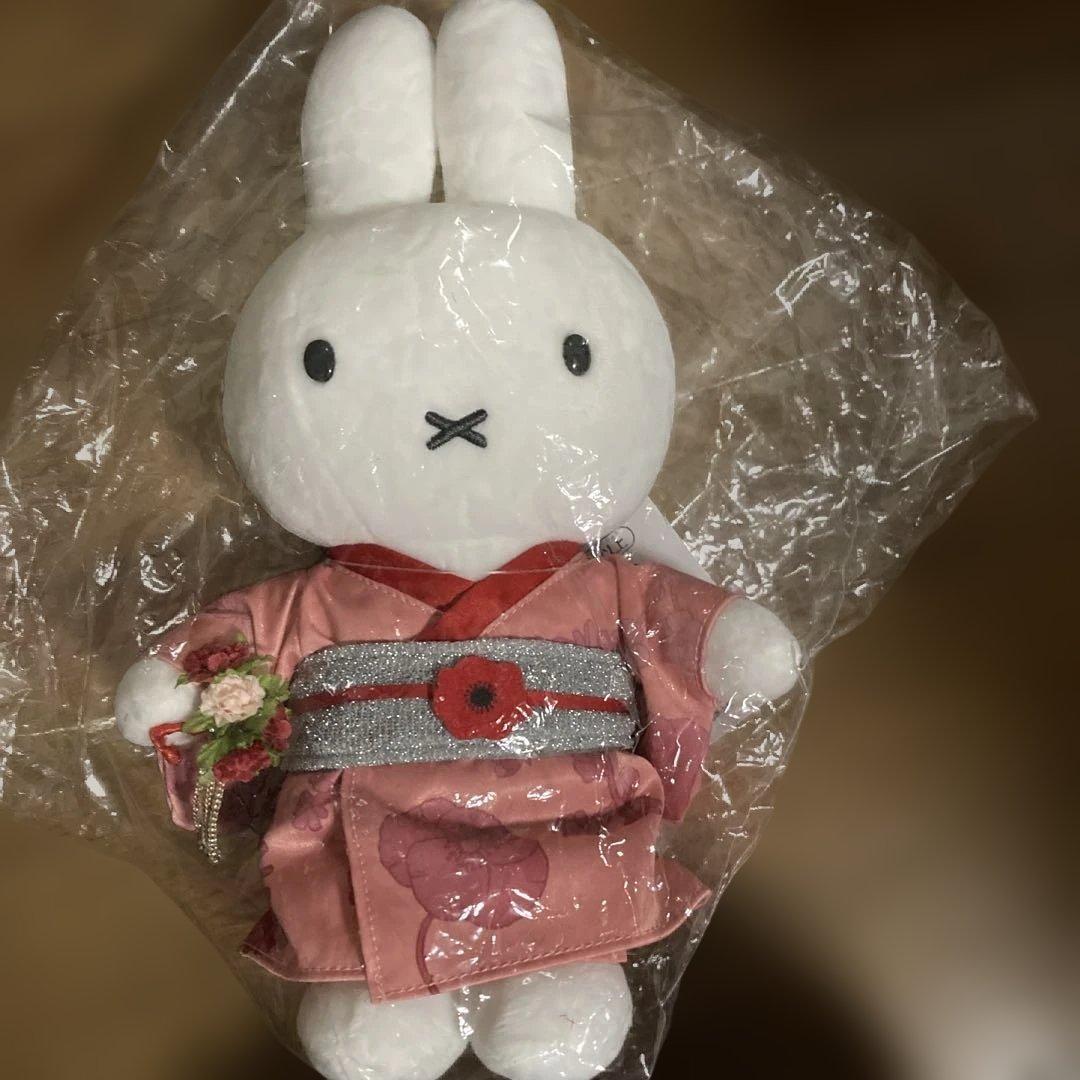 ミッフィー　ぬいぐるみ　姫路限定　花かんざしミッフィー