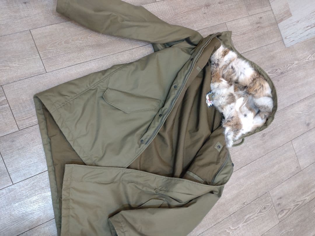 て*ん様 サノバチーズ　モッズコート　Mカーキ