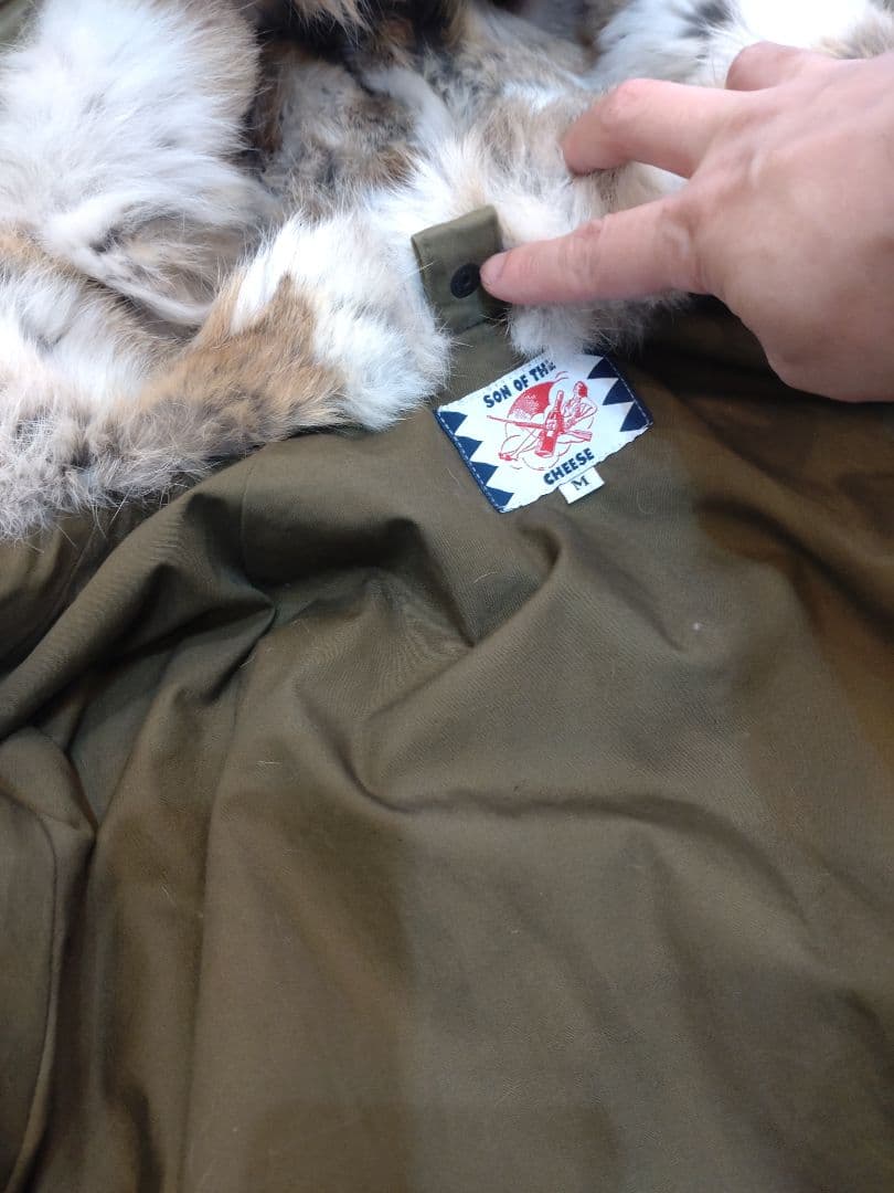 て*ん様 サノバチーズ　モッズコート　Mカーキ