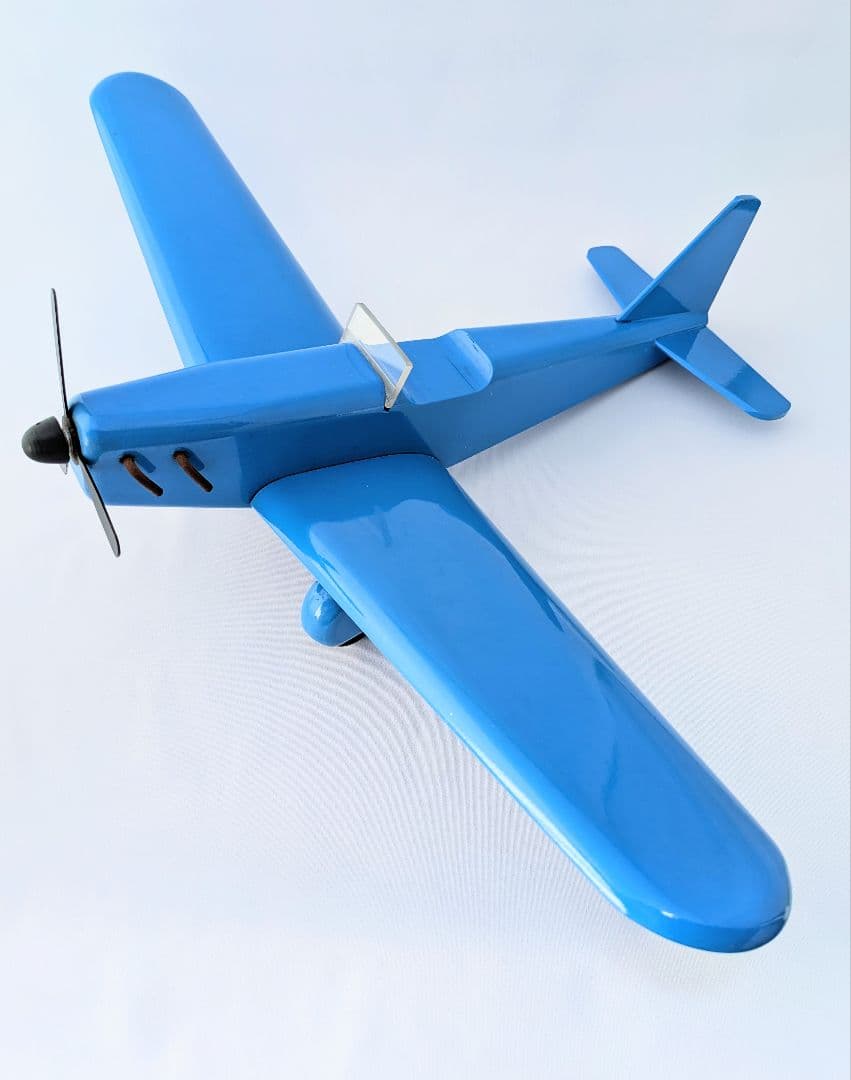 ミシェル・アロチェフ 【青い飛行機】 木製