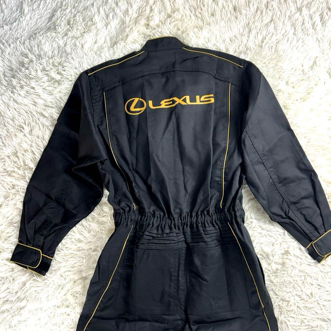 【新品未使用・レア】レクサス　LEXUS　ツナギ　ブラック×ゴールド　非売品　M