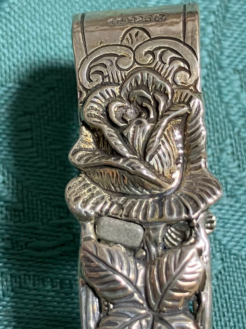 クリストフウィドマン ドイツ製　シルバー　925 バラのモチーフ　シュガートング