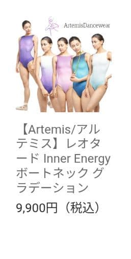 Artemis アルテミス ボートネック グラデーションレオタード Мサイズ