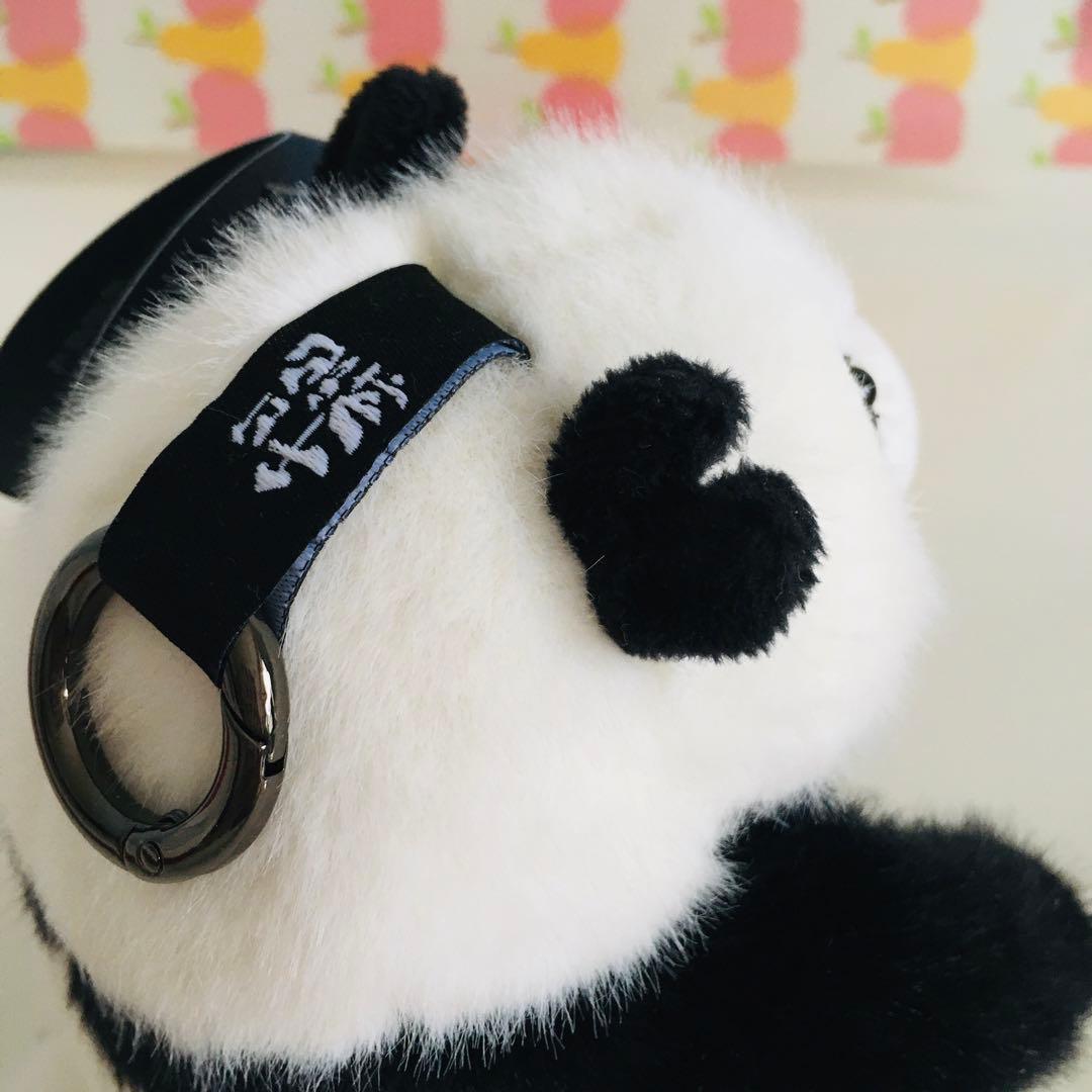 中国パンダ、チーザイ&アーバオ＊大きなマスコット2つセット