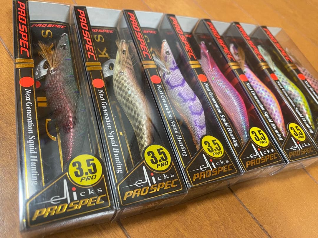 クロノ クリックス プロスペック 7本セット エギ 3.5号