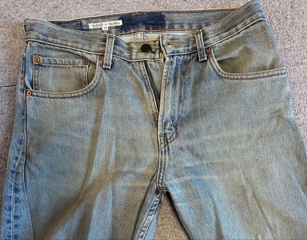 ニードルス needles リビルドバイニードルズ　リーバイス　デニム　再構築