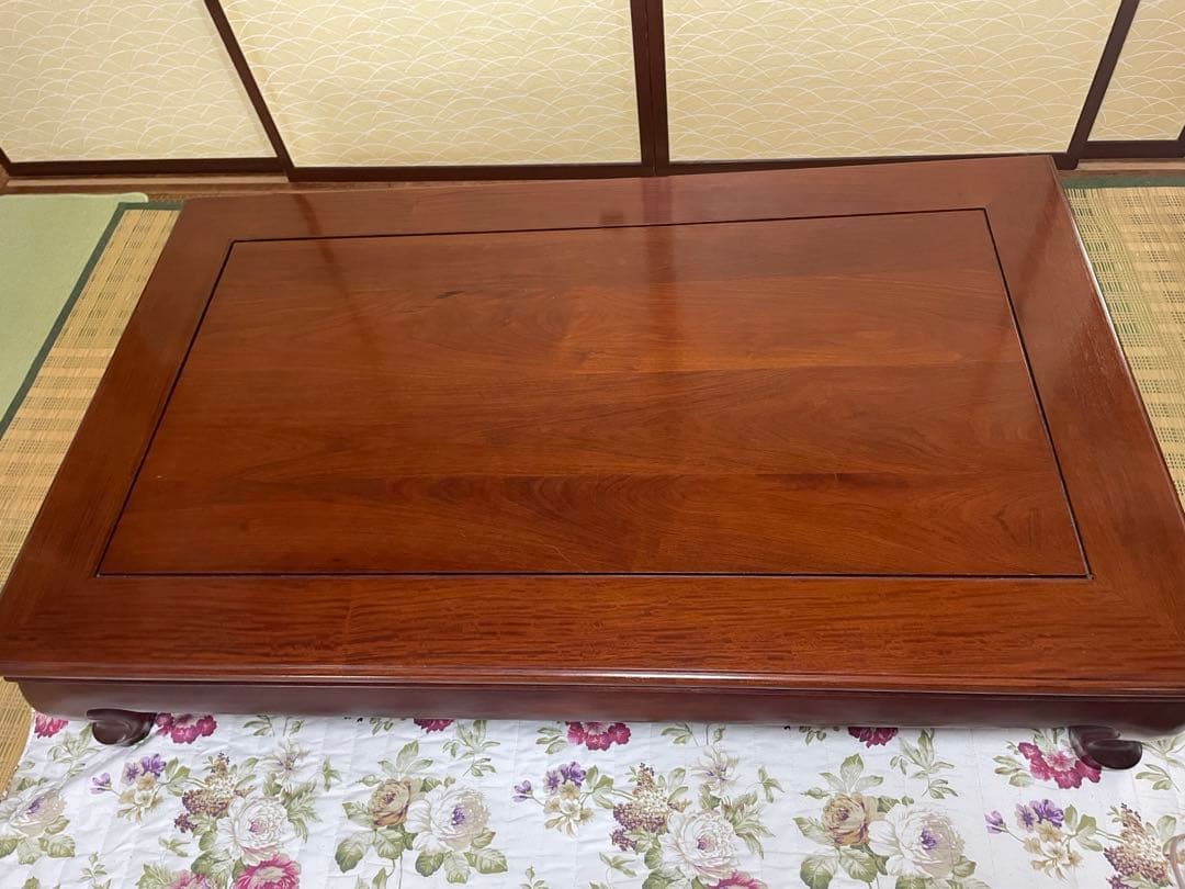 アンティーク 天然木 欅 けやき テーブル ちゃぶ台 座卓