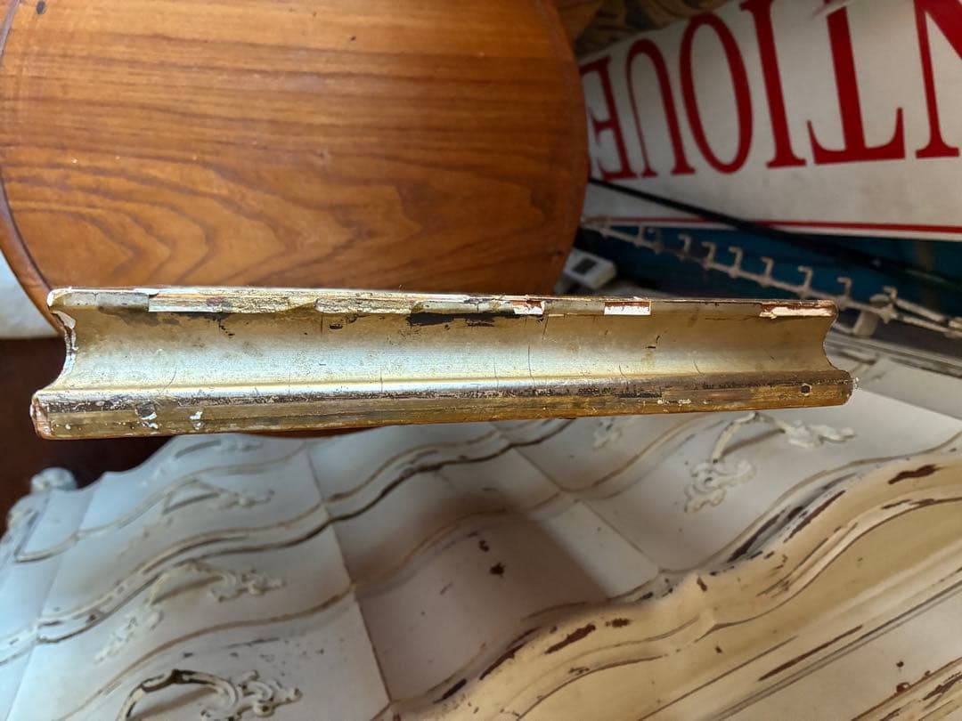 アンティーク　絵画　油絵　額付き　インテリア　装飾　1800年代　アメリカ