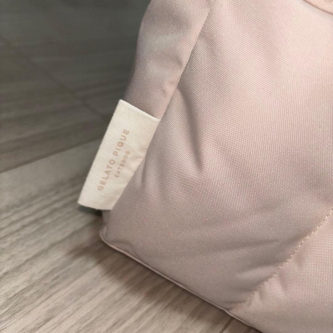 【CAT&DOG】ジェラートピケ キルティングキャリーバッグ