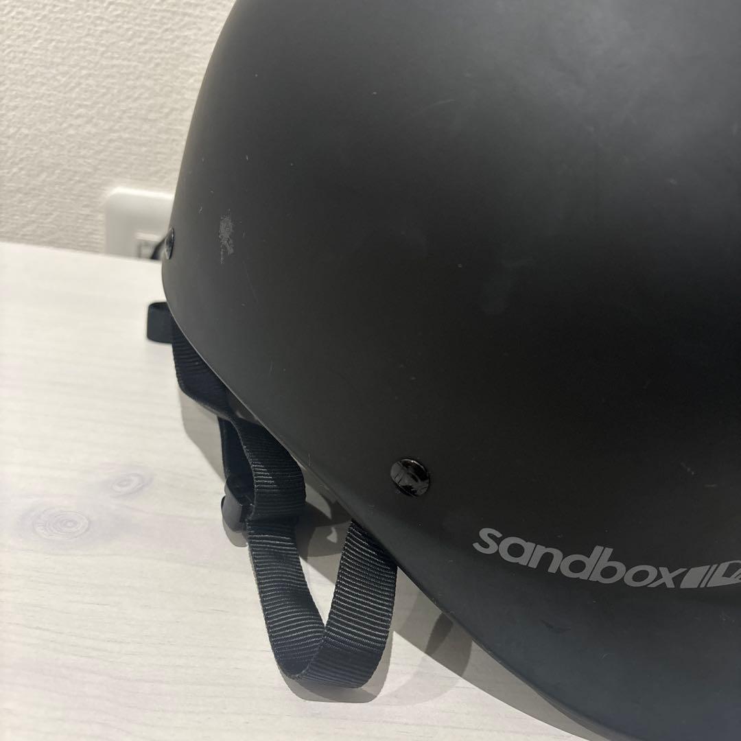 sandbox ブラック ヘルメット イヤーパッド付き