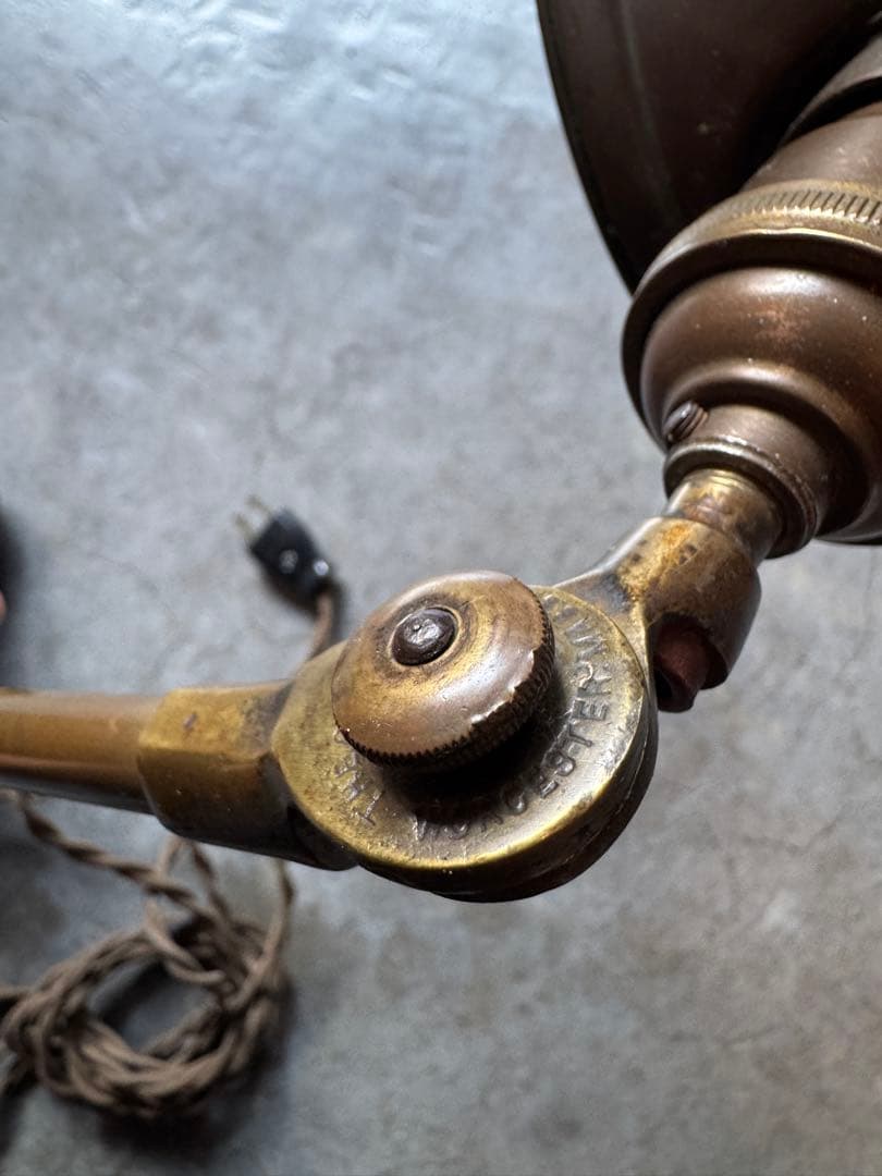 O C WHITE Style 7P テレスコ　テーブルランプ アンティーク