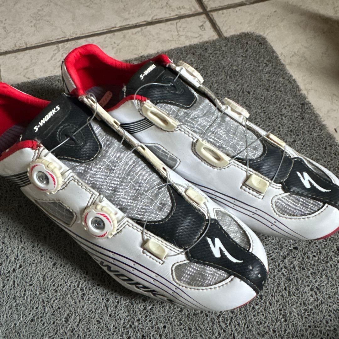 S-Works ロードシューズ ホワイト/ブラック/レッド