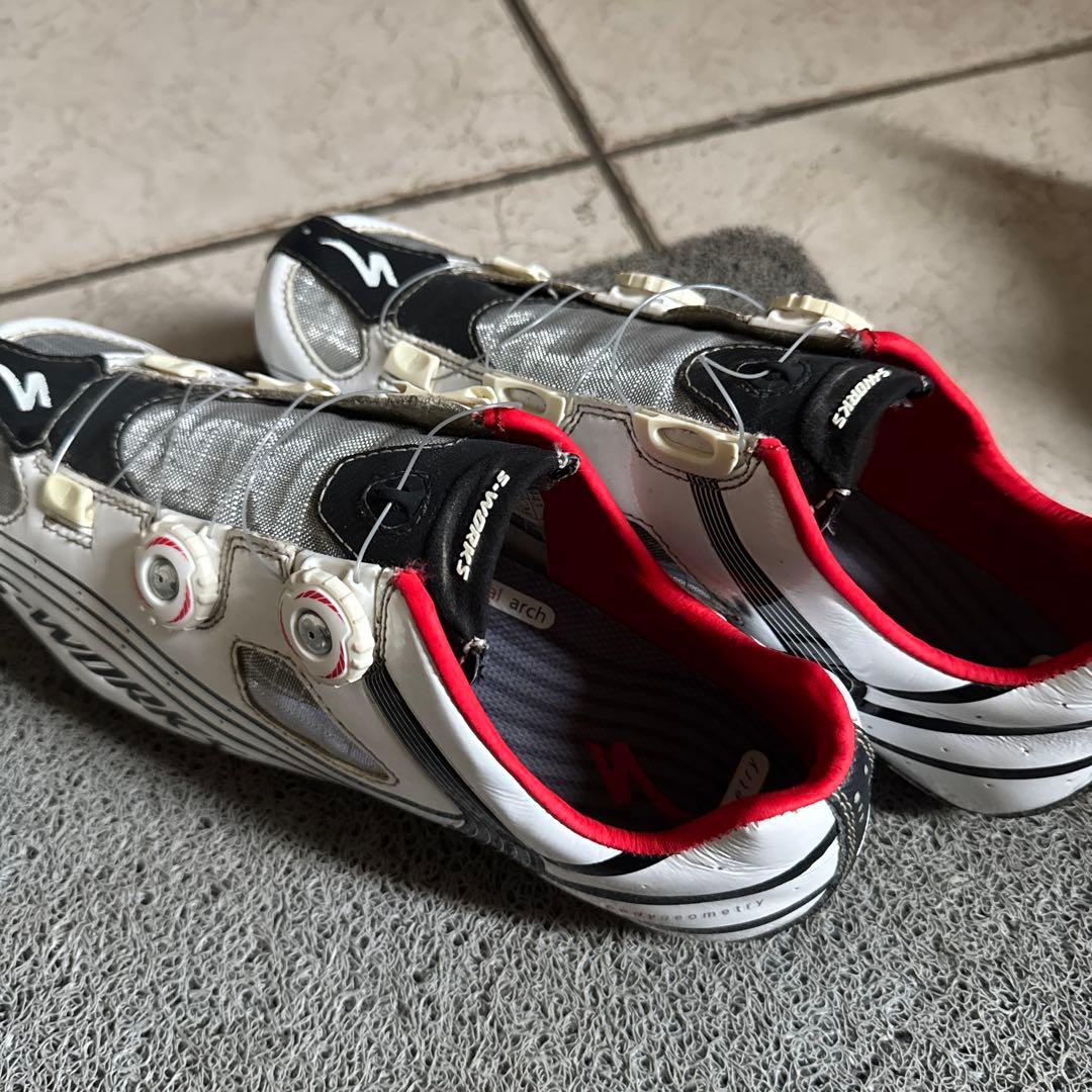 S-Works ロードシューズ ホワイト/ブラック/レッド