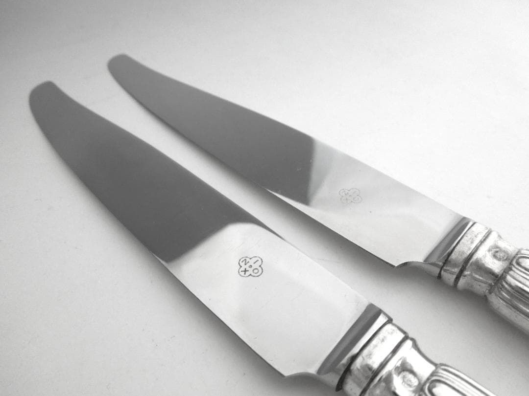 Christofle シルバーナイフ 2本 クリストフル 純銀