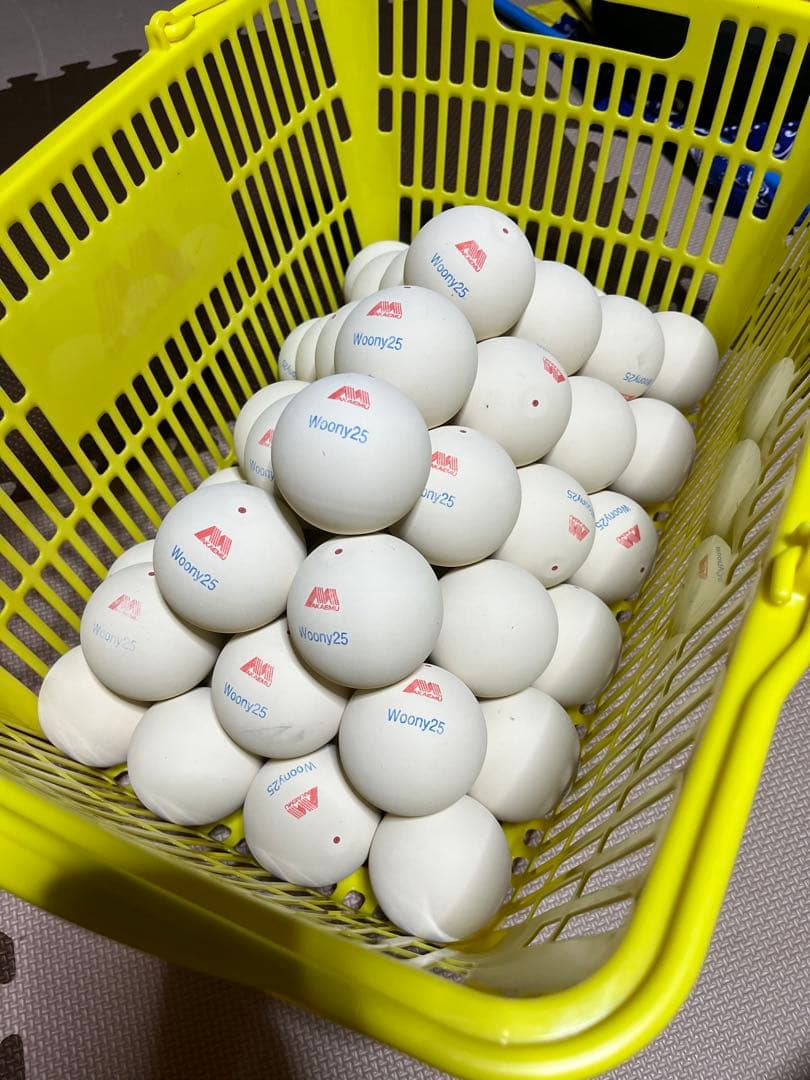 にこshops ソフトテニスボール　アカエム　219球【公認球】