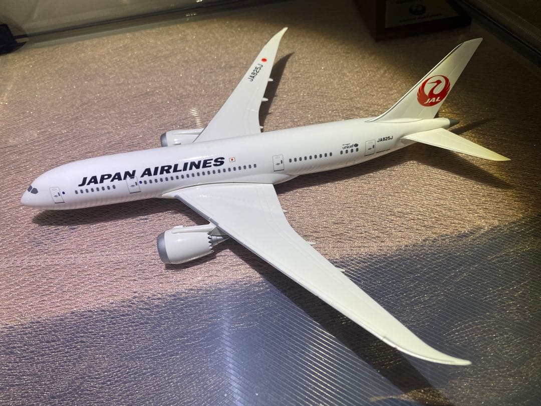 JAL ボーイング　B787 アメリカンエクスプレスプラチナカード発行記念　模型