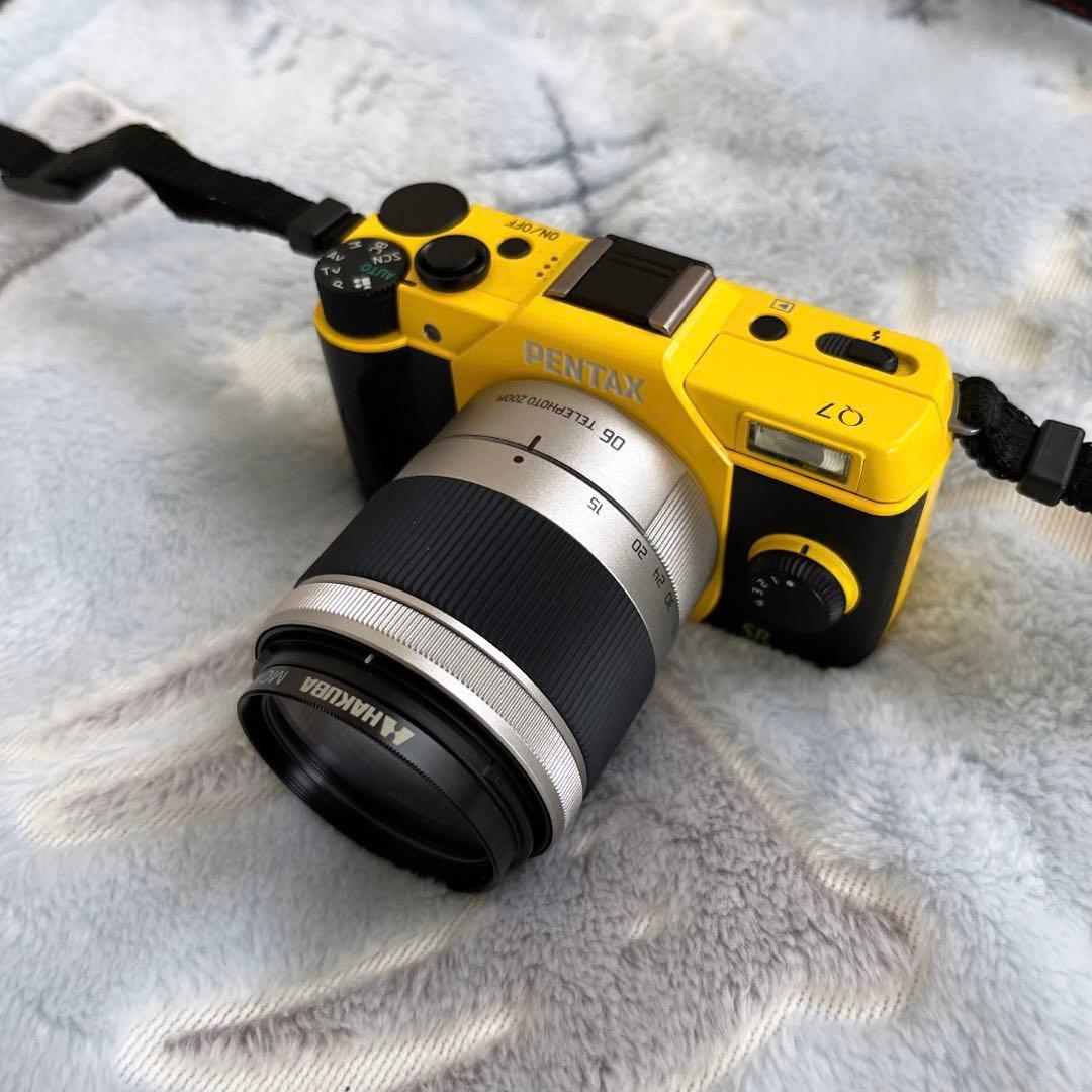 【即購入OK】PENTAX　Q７　ダブルレンズキット　イエロー【完全動作保証】