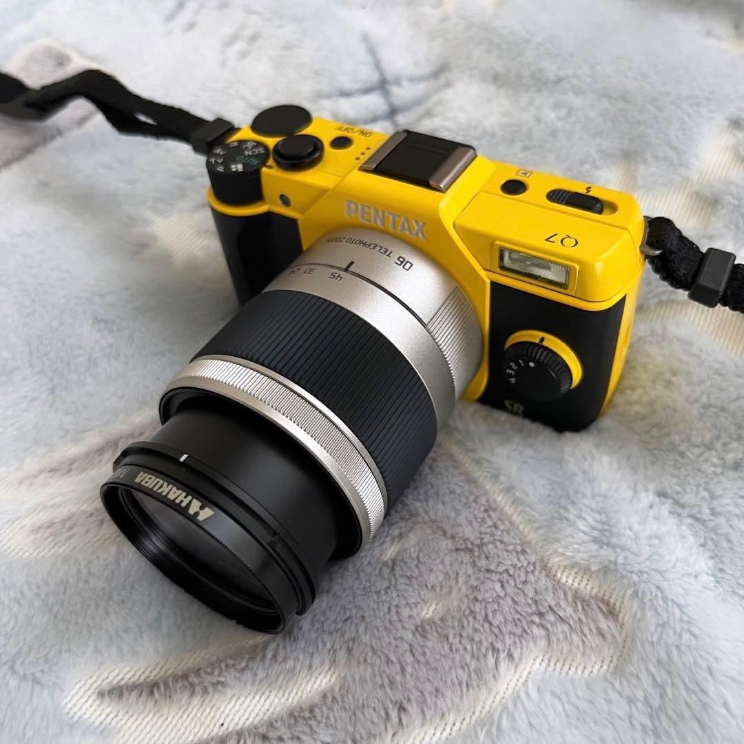 【即購入OK】PENTAX　Q７　ダブルレンズキット　イエロー【完全動作保証】