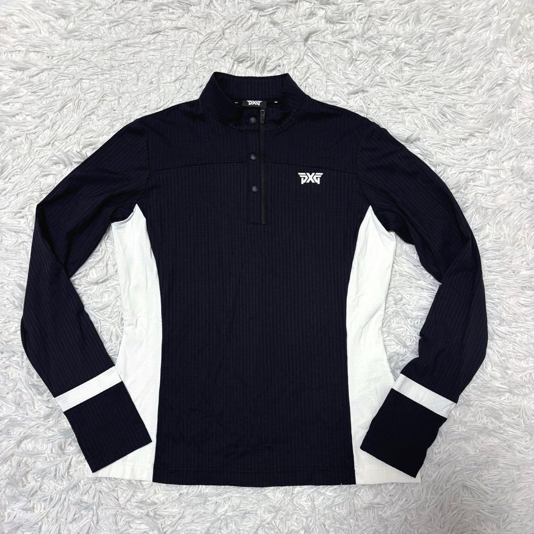 PXG ゴルフウェア ブルゾン ブックオフ 長袖 ハーフジップ ハイネック