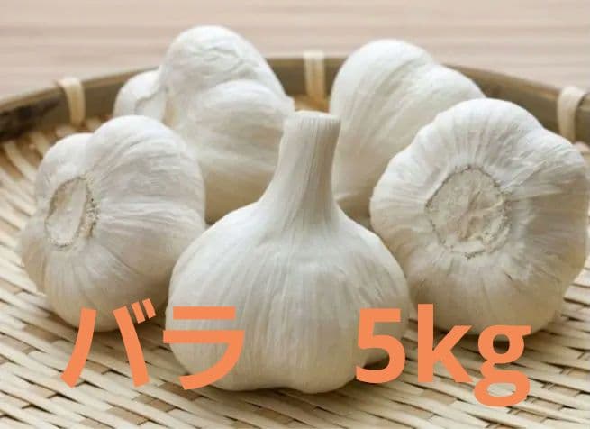 青森県産　にんにく バラ5kg