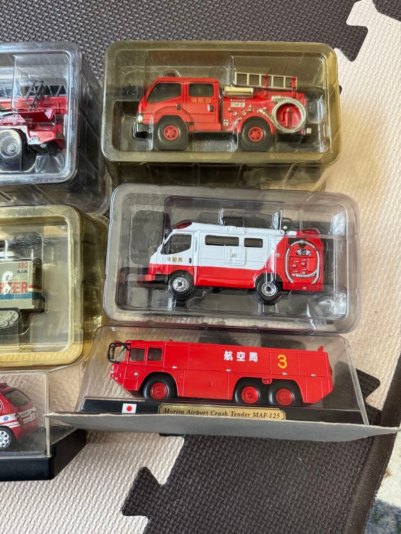 世界の消防車 6台セット 日本の消防車のみ プラス3台 まとめ売り