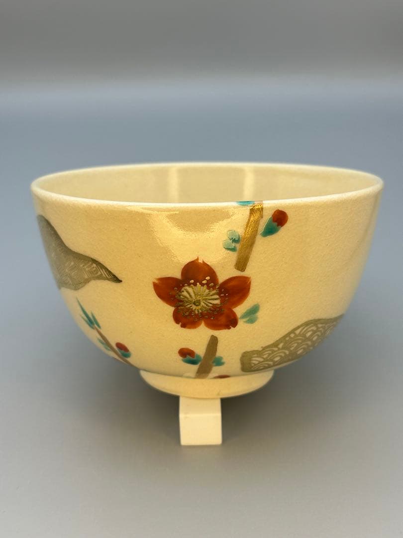 茶道具　茶碗　田中寿宝　桃花