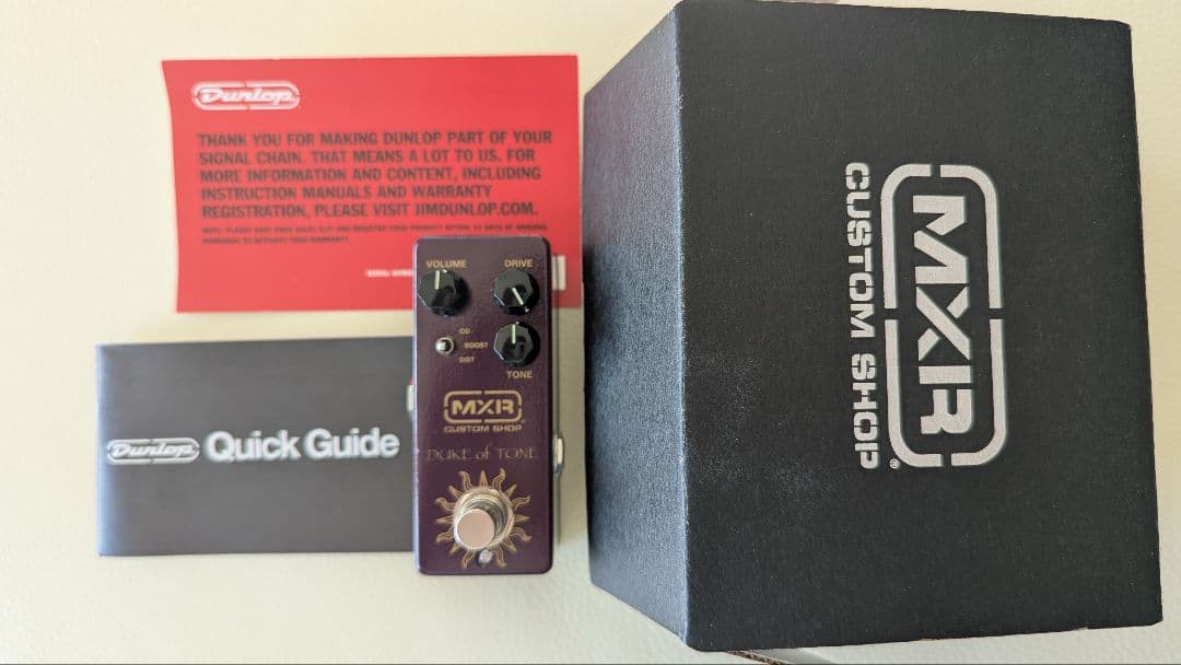 MXR Duke of Tone オーバードライブ ディストーション ブースター