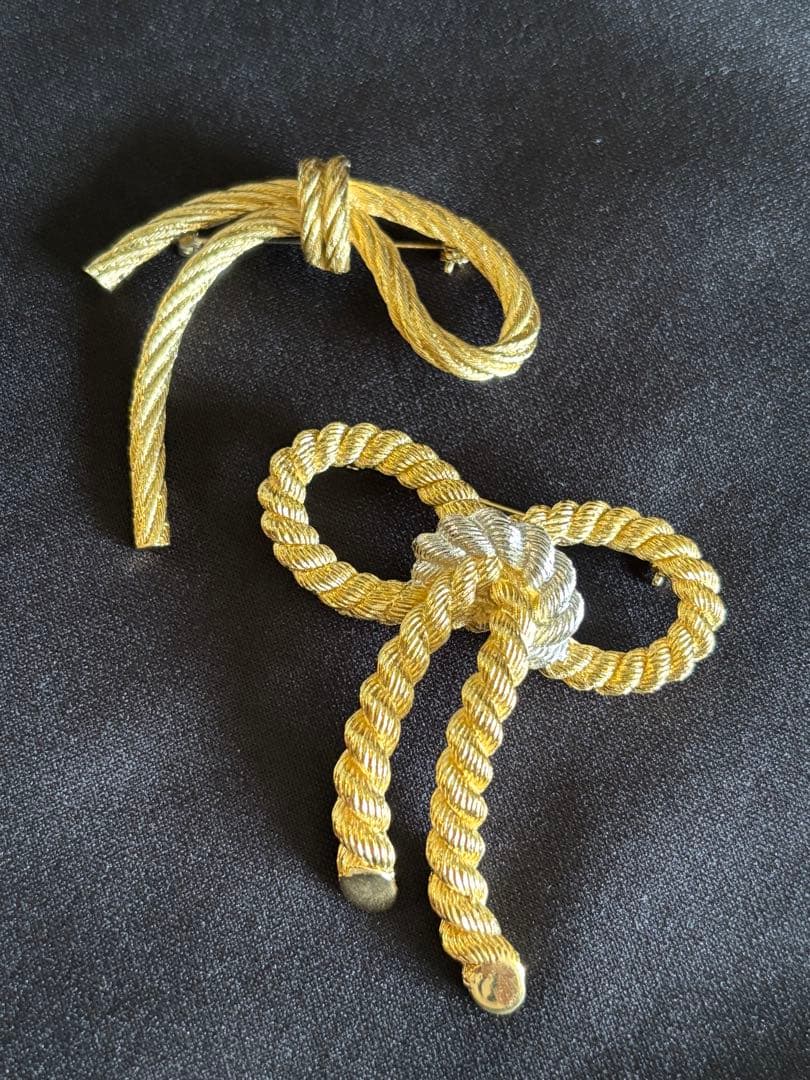 grosse グロッセ ブローチ 2個