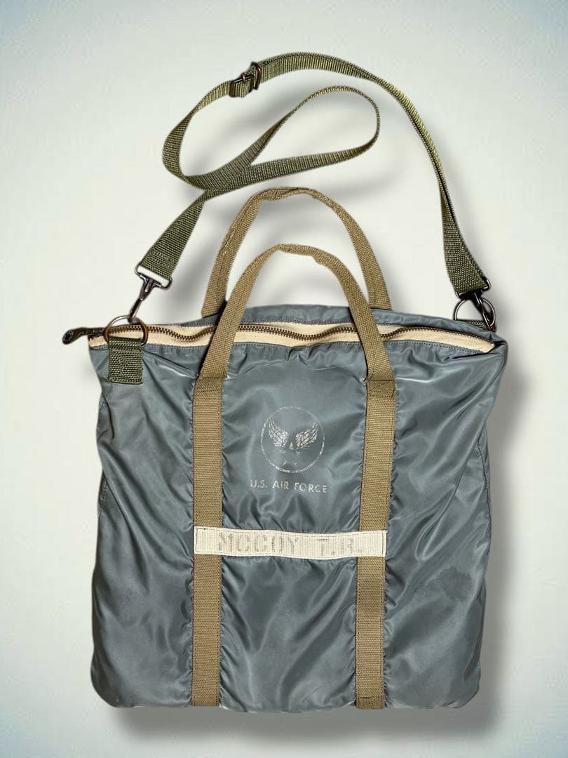 経年変化 リアルマッコイズ ヘルメットバッグ 旧マッコイ 06年 ストラップ付