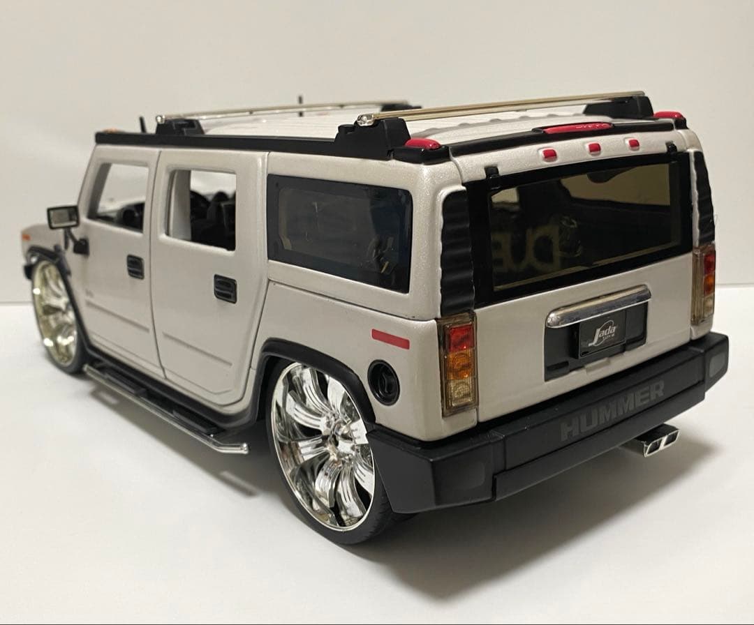 美品　1/18 アメ車　ミニカー　ハマー　H2 DUB スピナーホイール