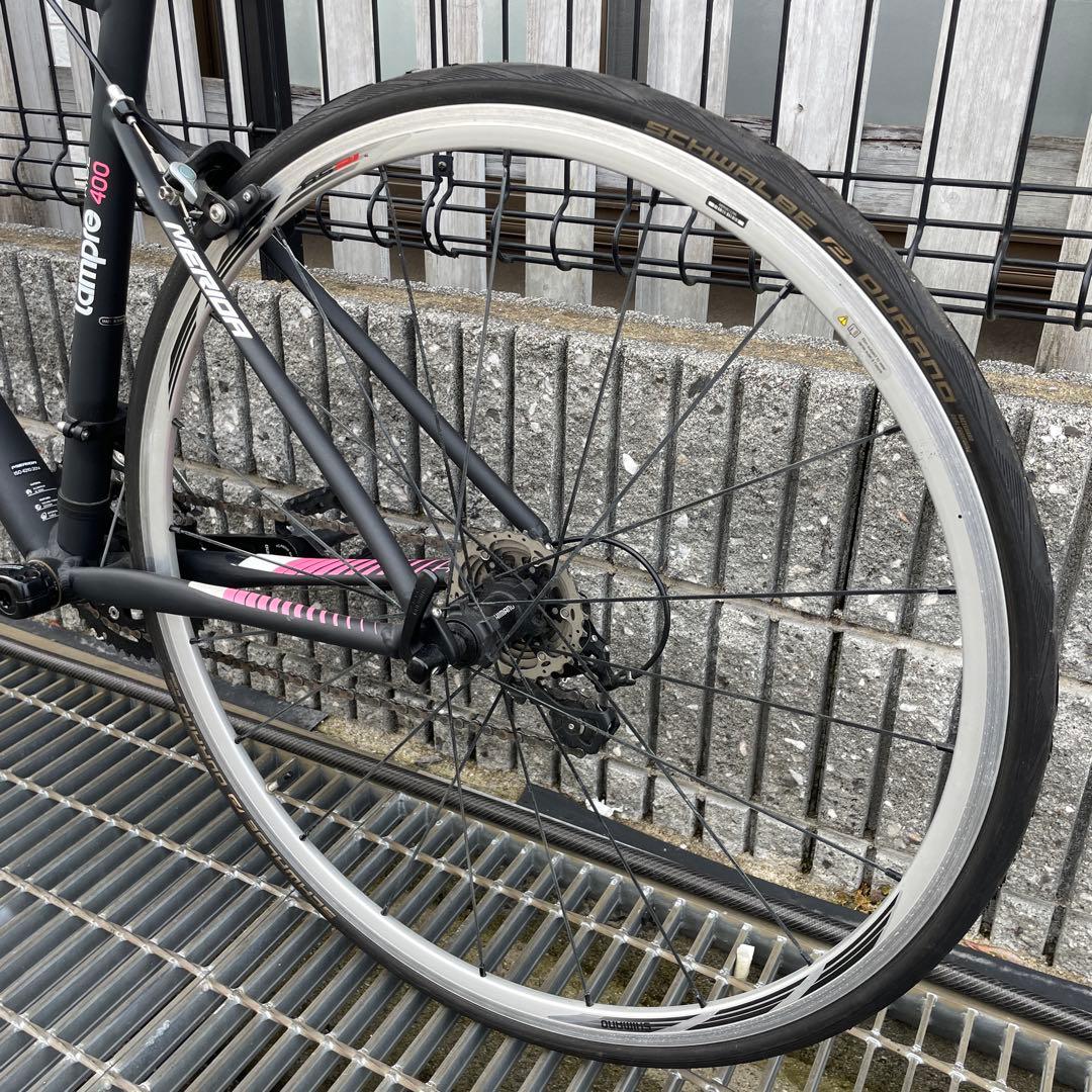 MERIDAロードバイクRIDE400 lampre 2✕11速 超美車送料無料