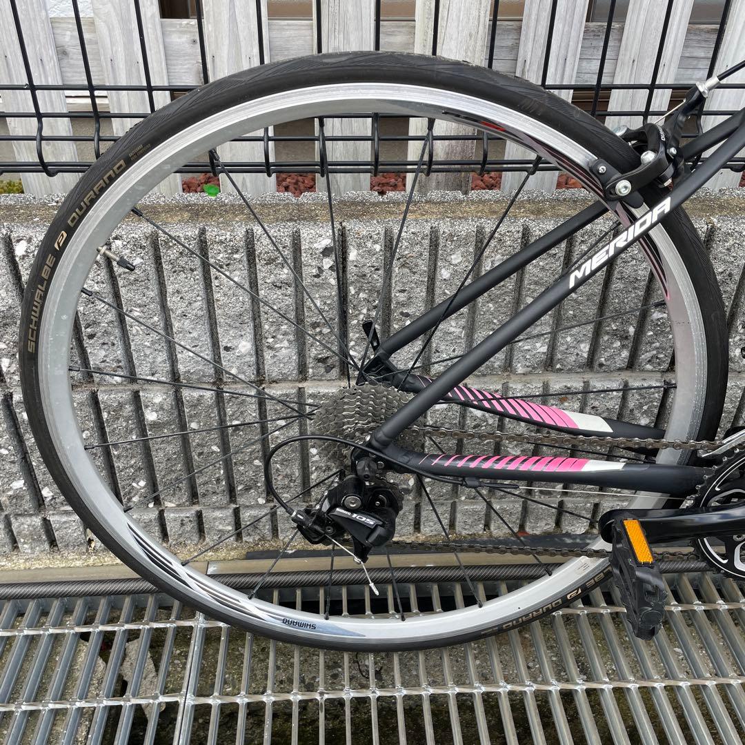 MERIDAロードバイクRIDE400 lampre 2✕11速 超美車送料無料