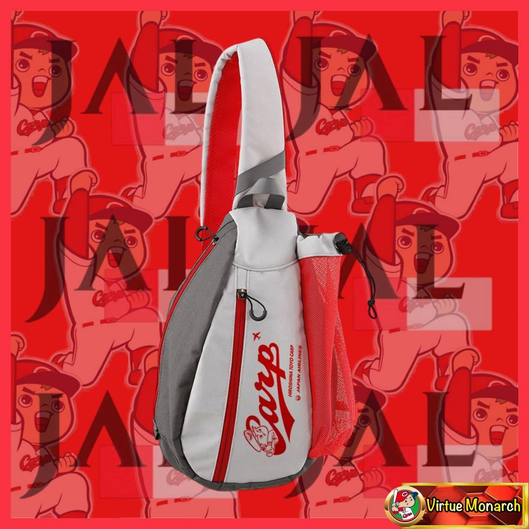 JALxCarp メガホンが入るスリングショルダーバッグ　広島東洋カープ