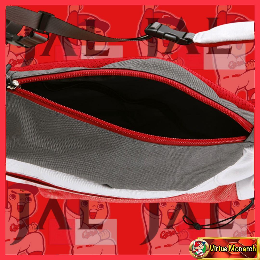 JALxCarp メガホンが入るスリングショルダーバッグ　広島東洋カープ