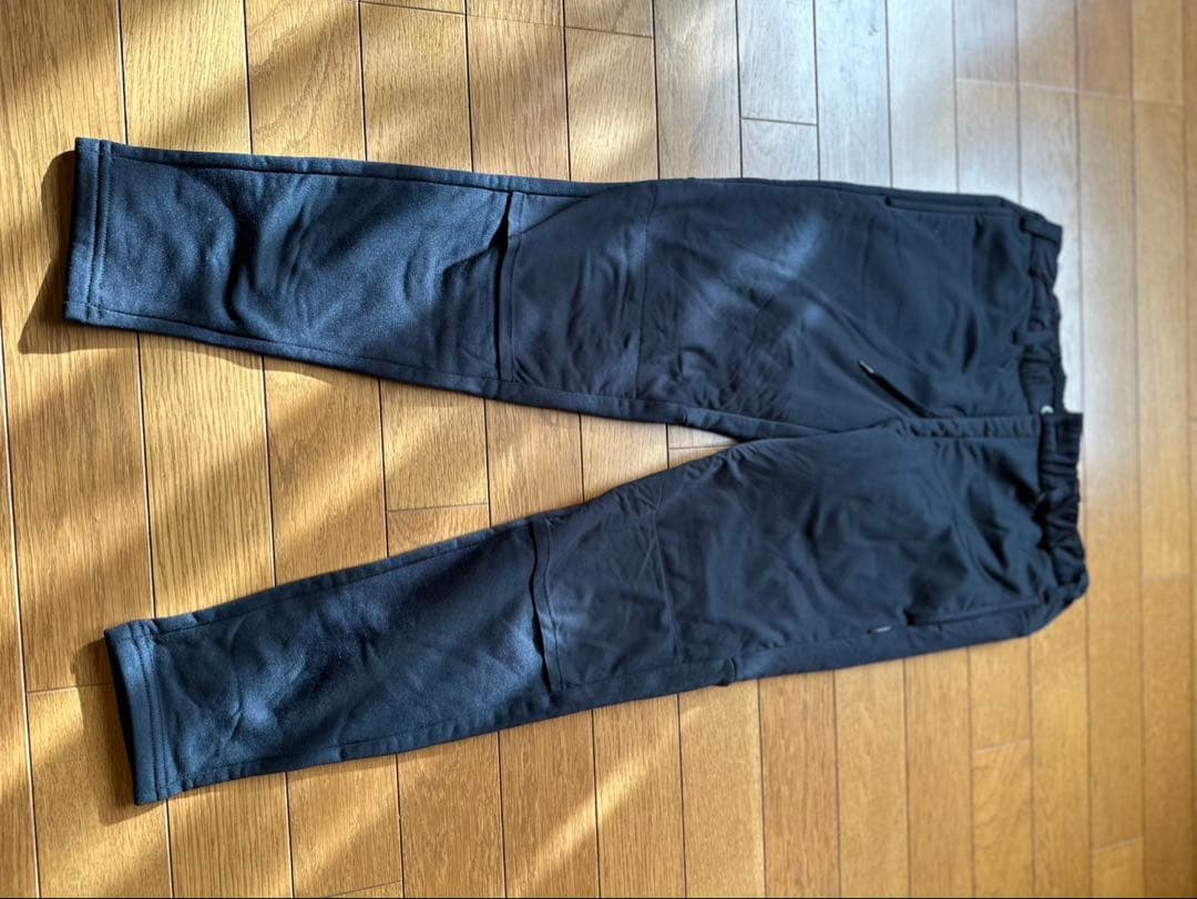 BRIEFING 黒 裏起毛ストレッチパンツ　レディース