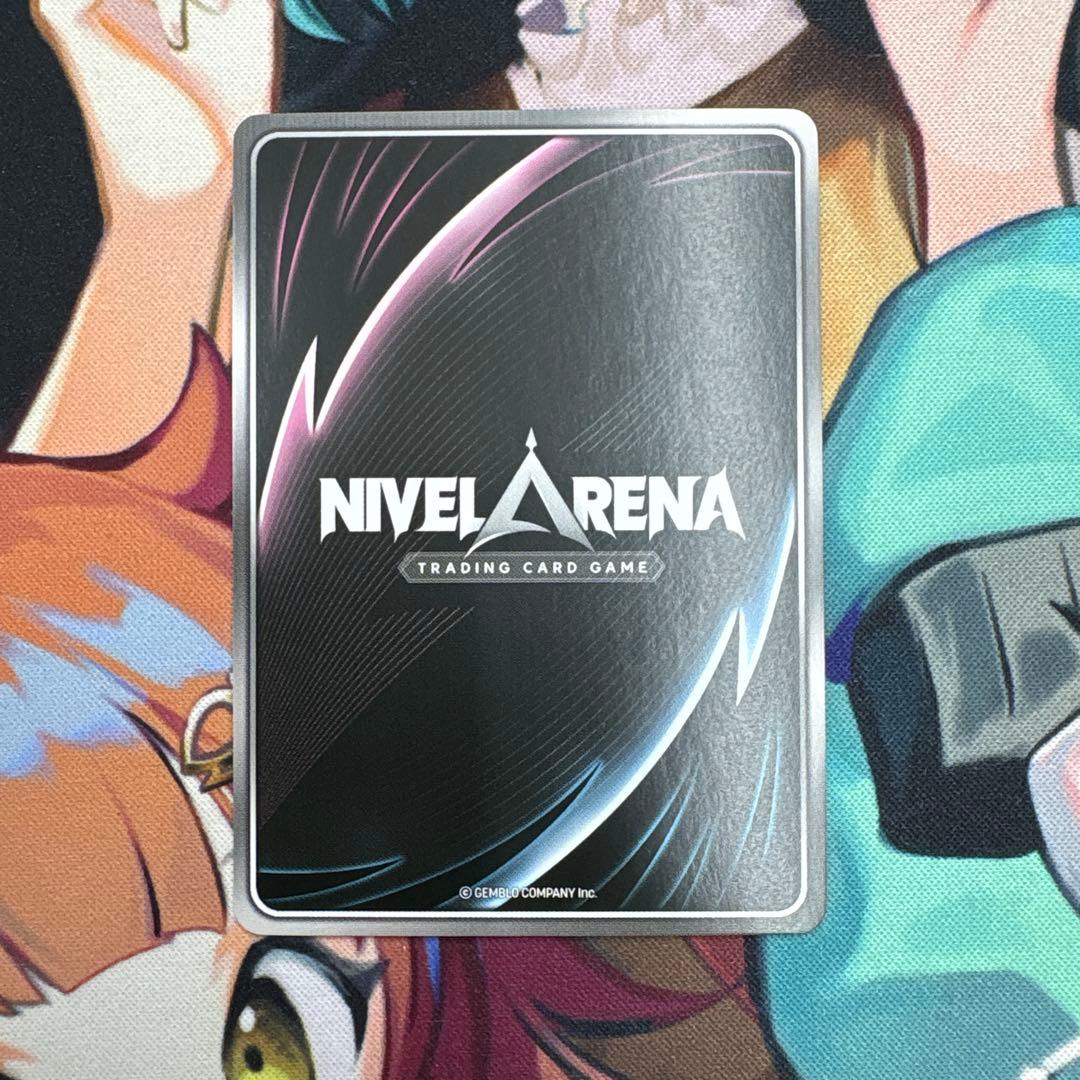 ニベルアリーナ　NIKKE ヘルム:アクアマリンSPRサイン　日本語