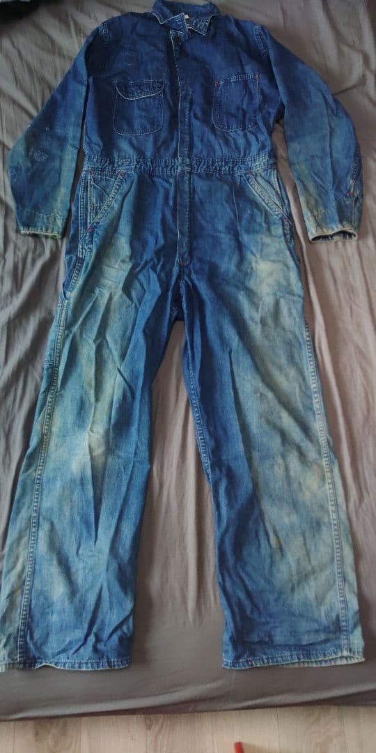 ビンテージ オールド Big BEN USA製 ツナギ ジーンズ　デニム 42