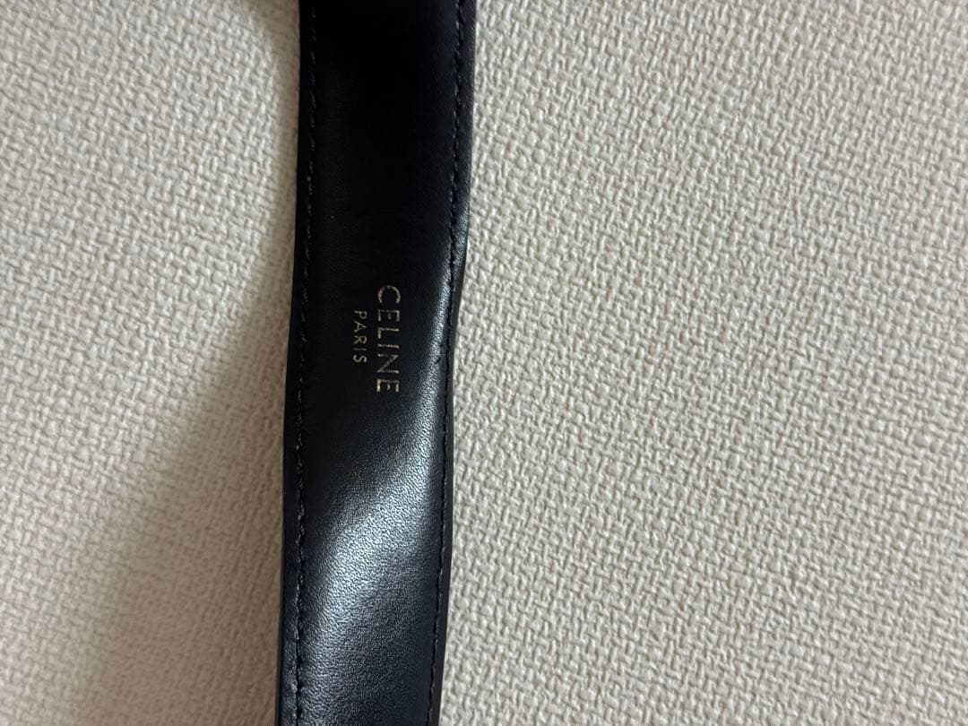 セリーヌ　レザーベルト サイズ80 イタリア製