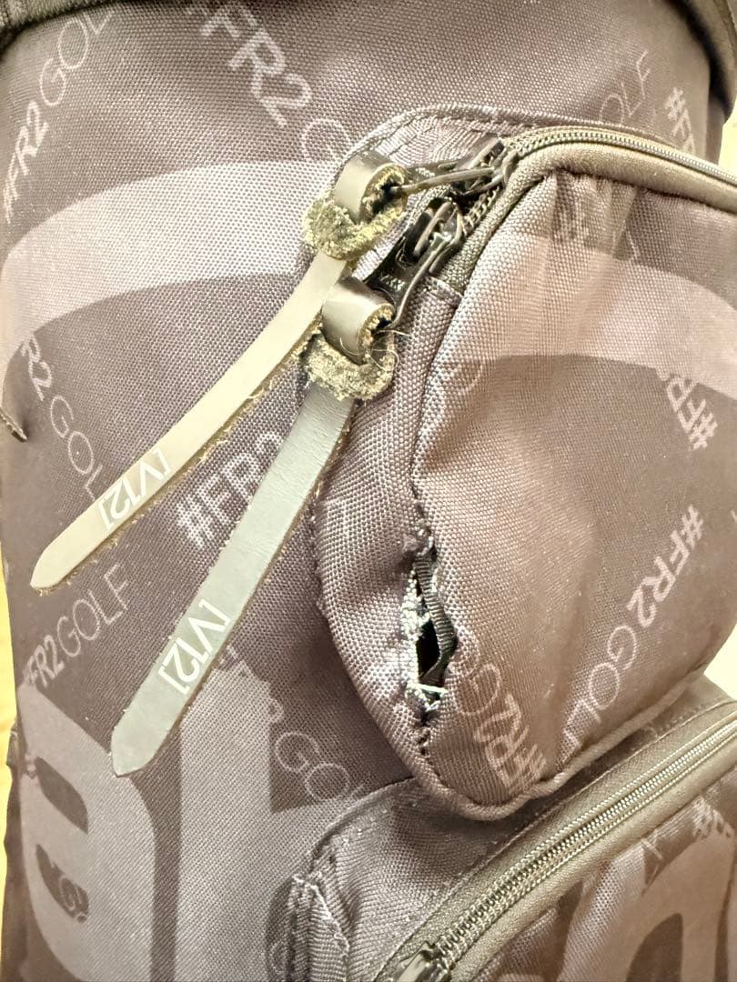 FR2 GOLF V12 ブラック ゴルフバッグ