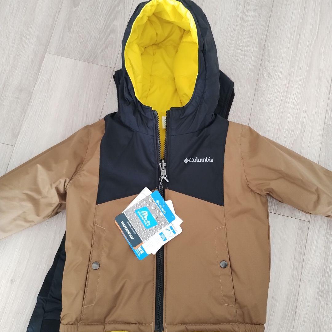 最終お値下げ！【新品未使用】Columbiaキッズ　スキーウェアセット